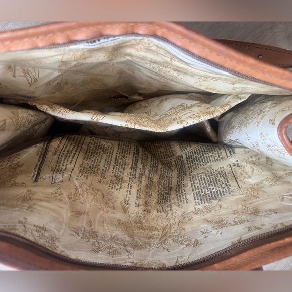 Vintage Hartmann Luggage Tweed Shoulder Bag with Leather Trim | Travel Messenger - Picture 4 of 15